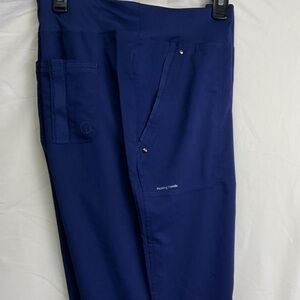 Healing Hands Royal Blue Yoga Knit Waistband Pant